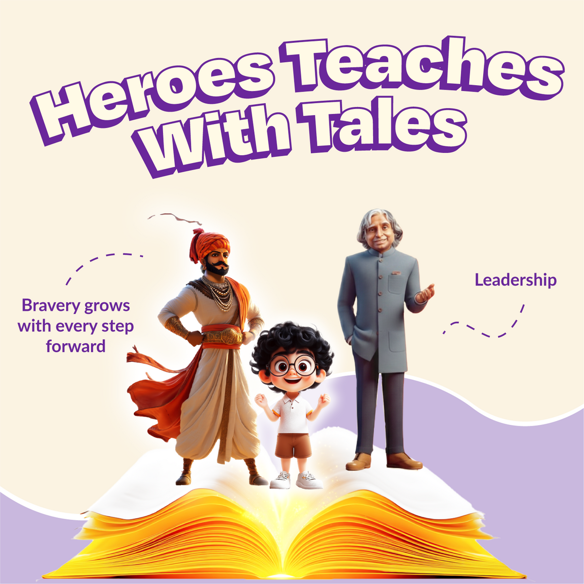 Acharya with Shivaji & Abdul Kalam Combo