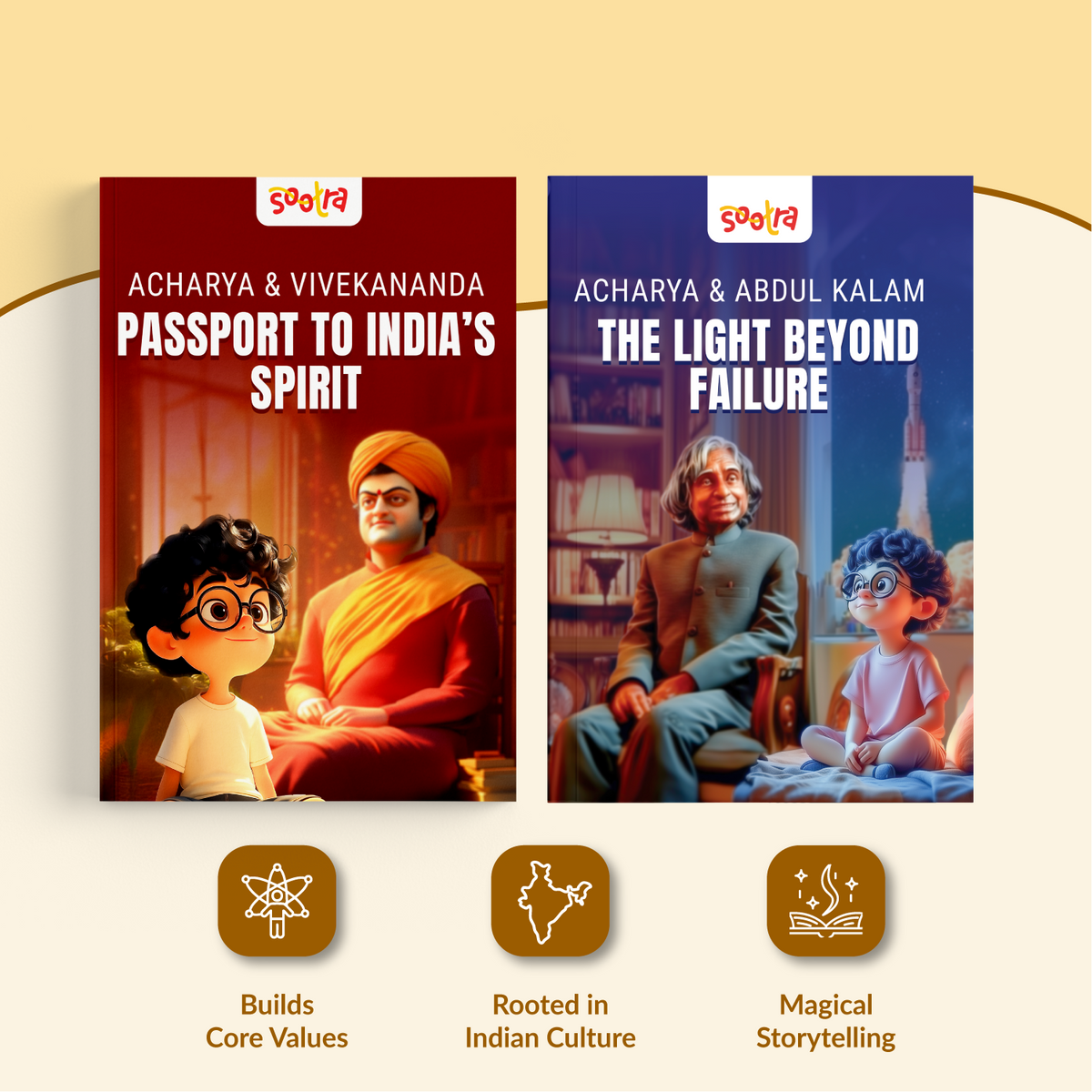 Acharya with Abdul Kalam & Swami Vivekanand Combo