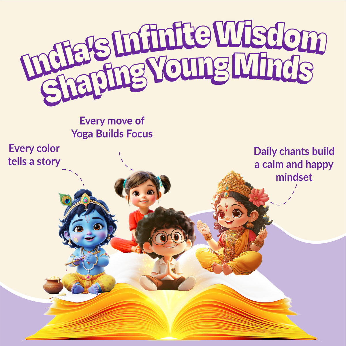 Colors, Yoga Poses & Daily Mantras for Sootra Tots