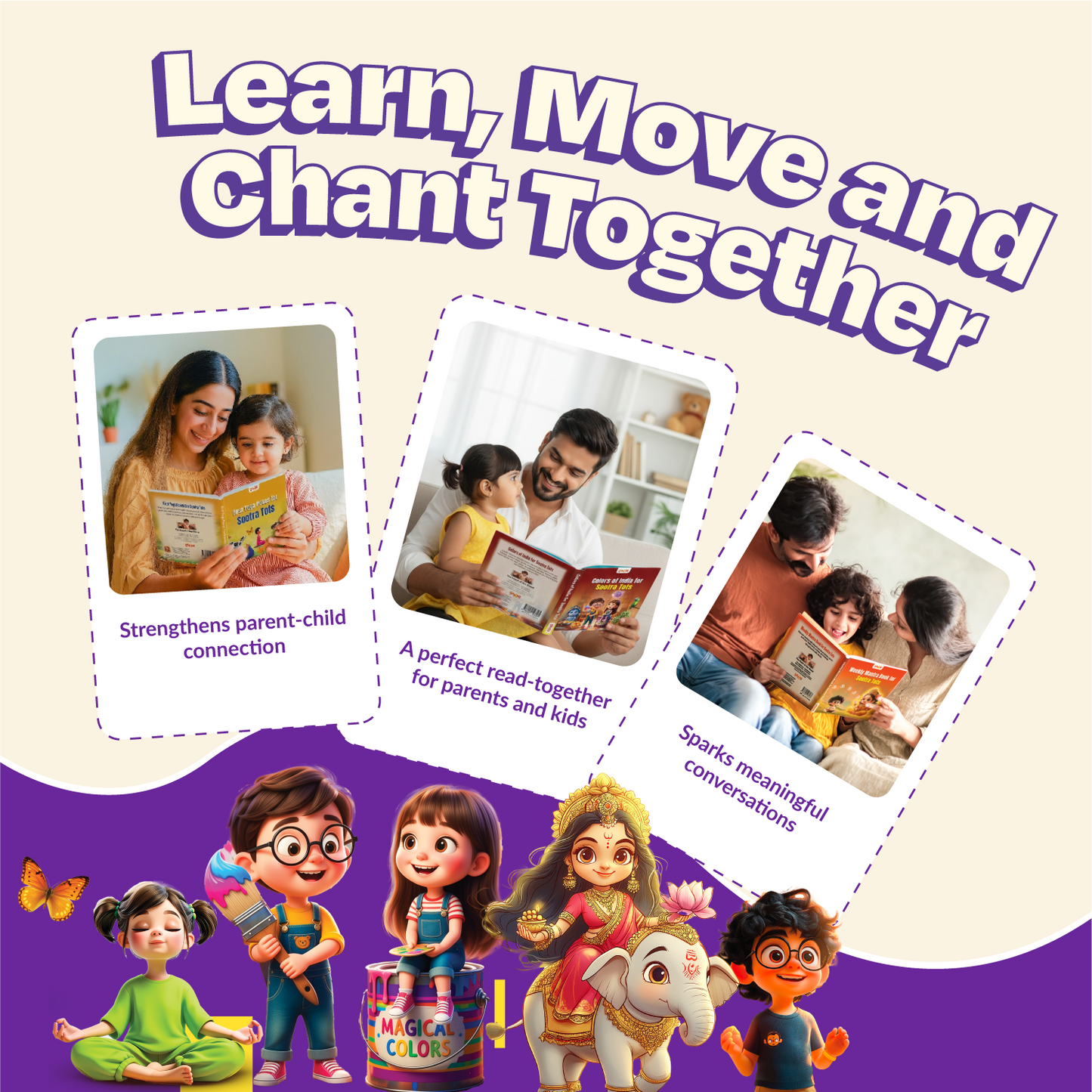 Colors, Yoga Poses & Daily Mantras for Sootra Tots
