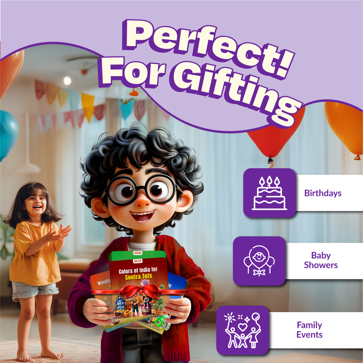 Colors, Yoga Poses & Daily Mantras for Sootra Tots