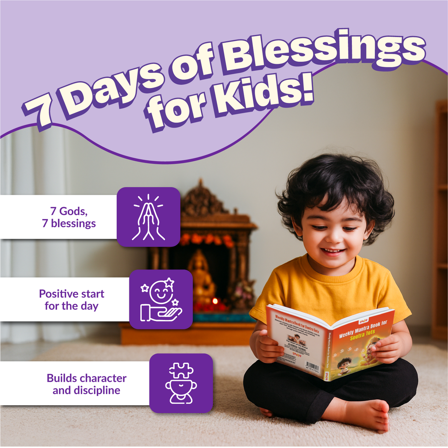 Colors, Yoga Poses & Daily Mantras for Sootra Tots