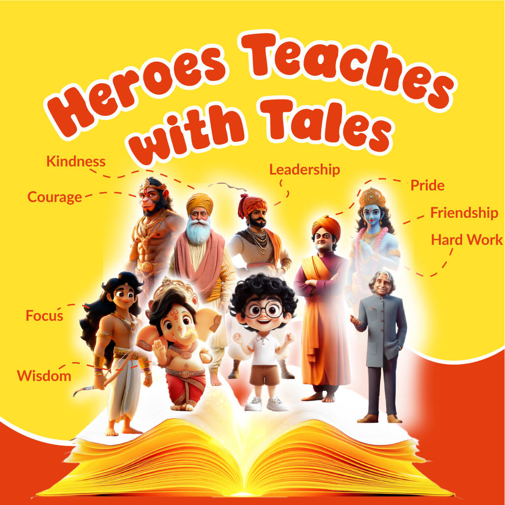 Acharya Series – Pack of 8 Story Books | , Hanuman, Abdul kalam, Shivaji,Krishna, Arjun, Guru Nanak, Swami Vivekananda & Ganesha