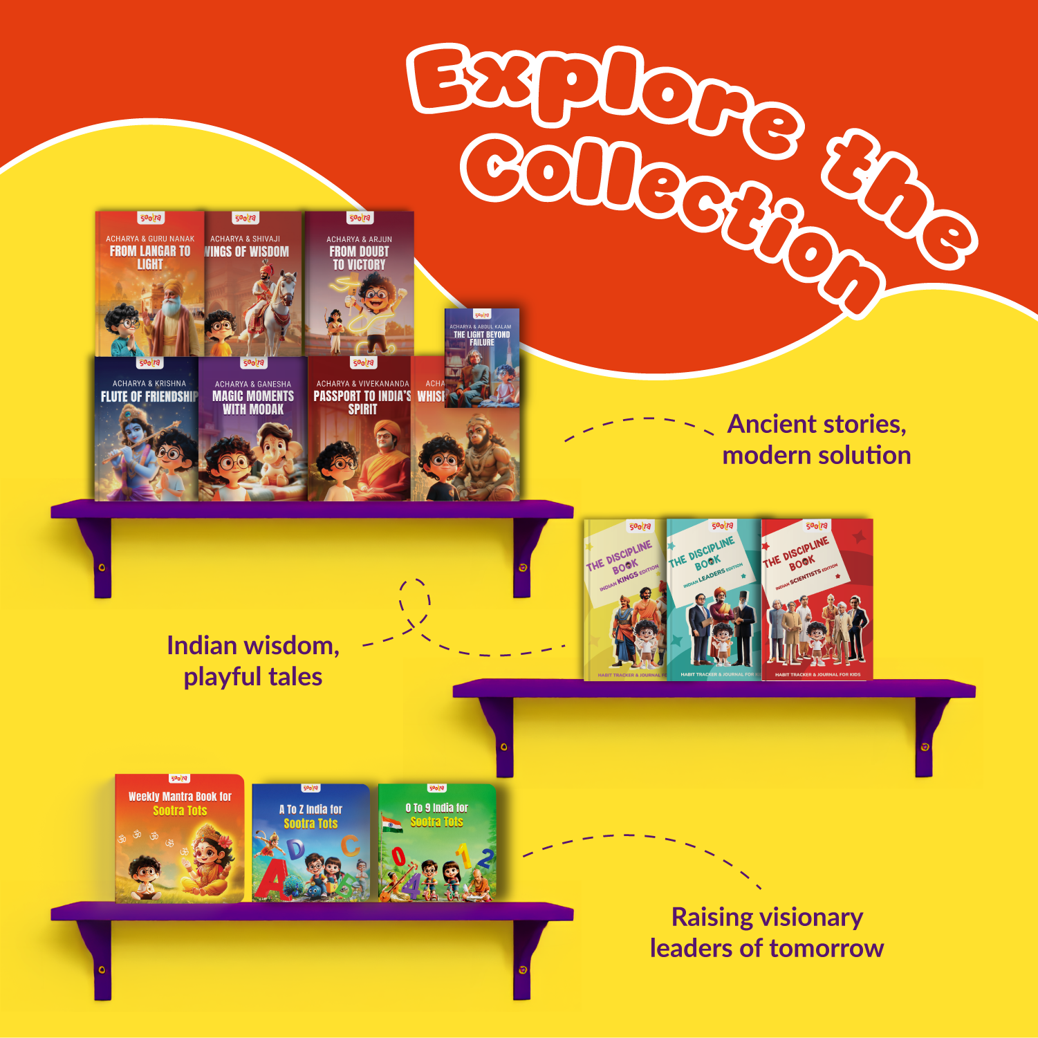 Acharya Series – Pack of 8 Story Books | , Hanuman, Abdul kalam, Shivaji,Krishna, Arjun, Guru Nanak, Swami Vivekananda & Ganesha