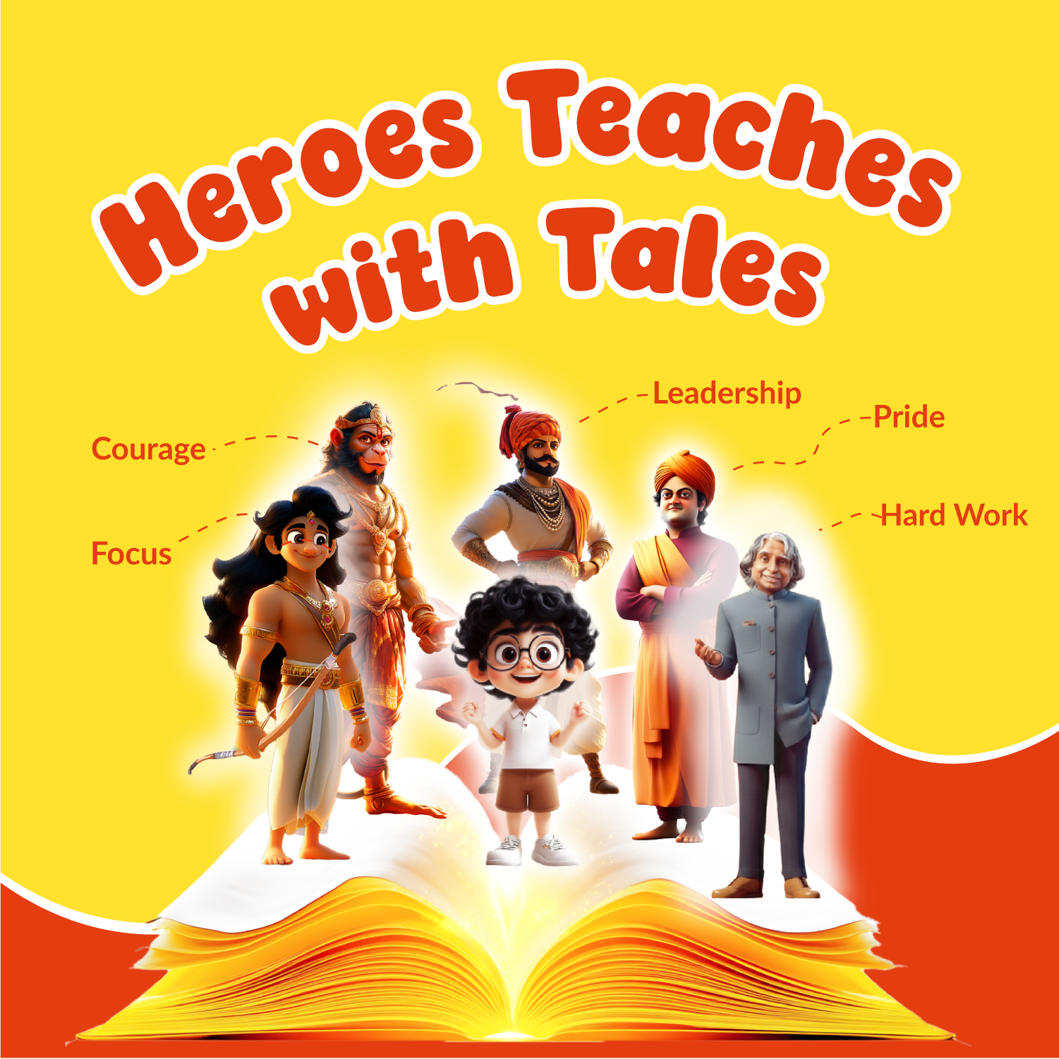 Acharya Series – Pack of 5 Story Books | Shivaji, Abdul Kalam, Arjun, Hanuman &  Swami Vivekananda