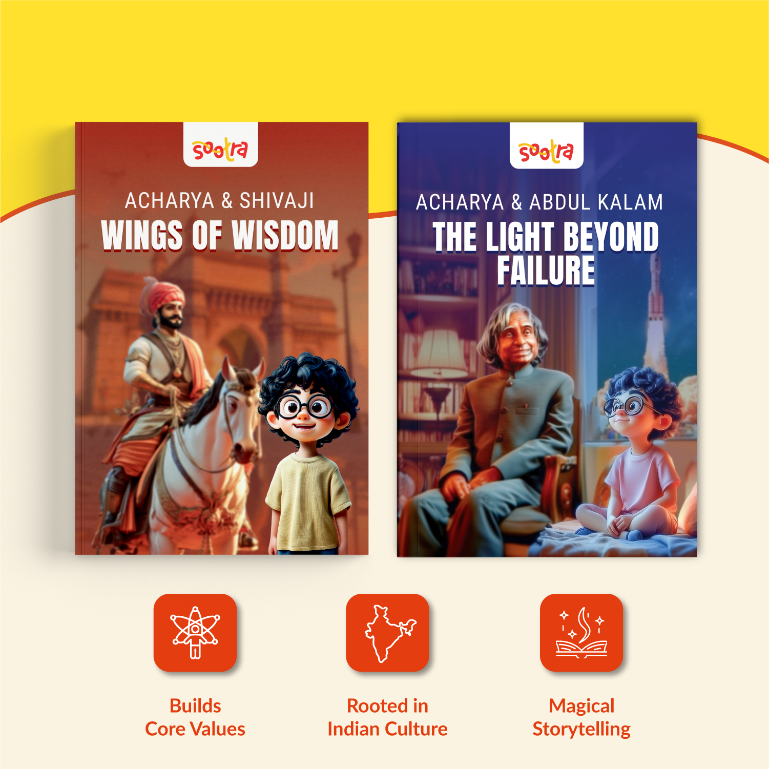 Acharya Shivaji and Abdul Kalam Combo (2 Books Set)