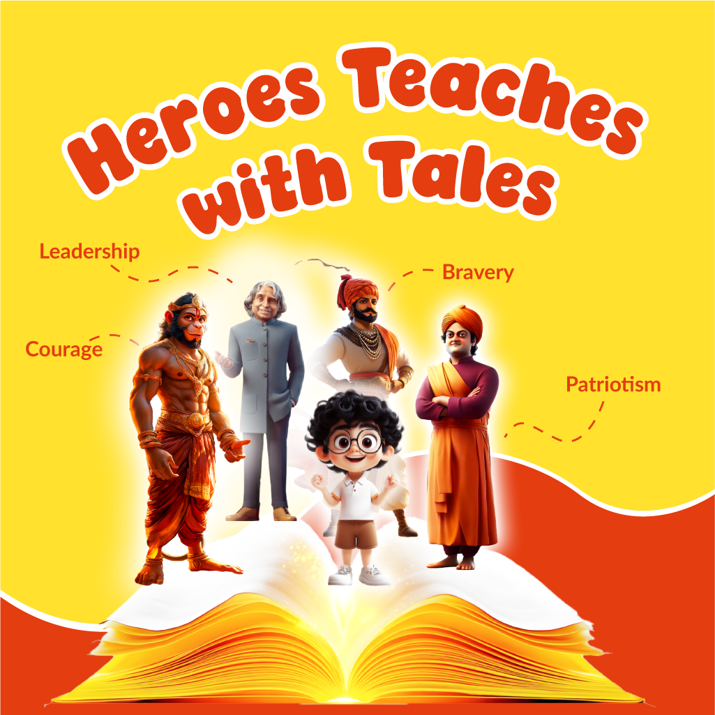 Acharya Vivekanand, Shivaji ,Hanuman & Abdul Kalam Combo (4 Books Set)