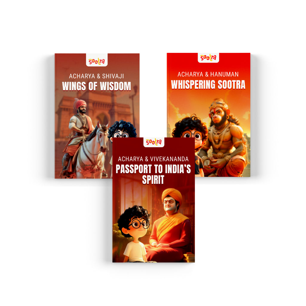 Acharya Vivekanand, Shivaji & Hanuman Combo (3 Books Set)