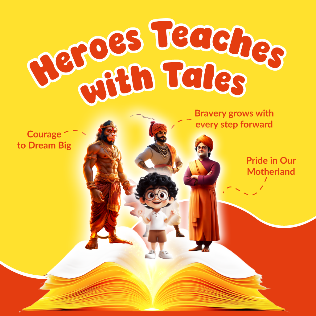 Acharya Vivekanand, Shivaji & Hanuman Combo (3 Books Set)