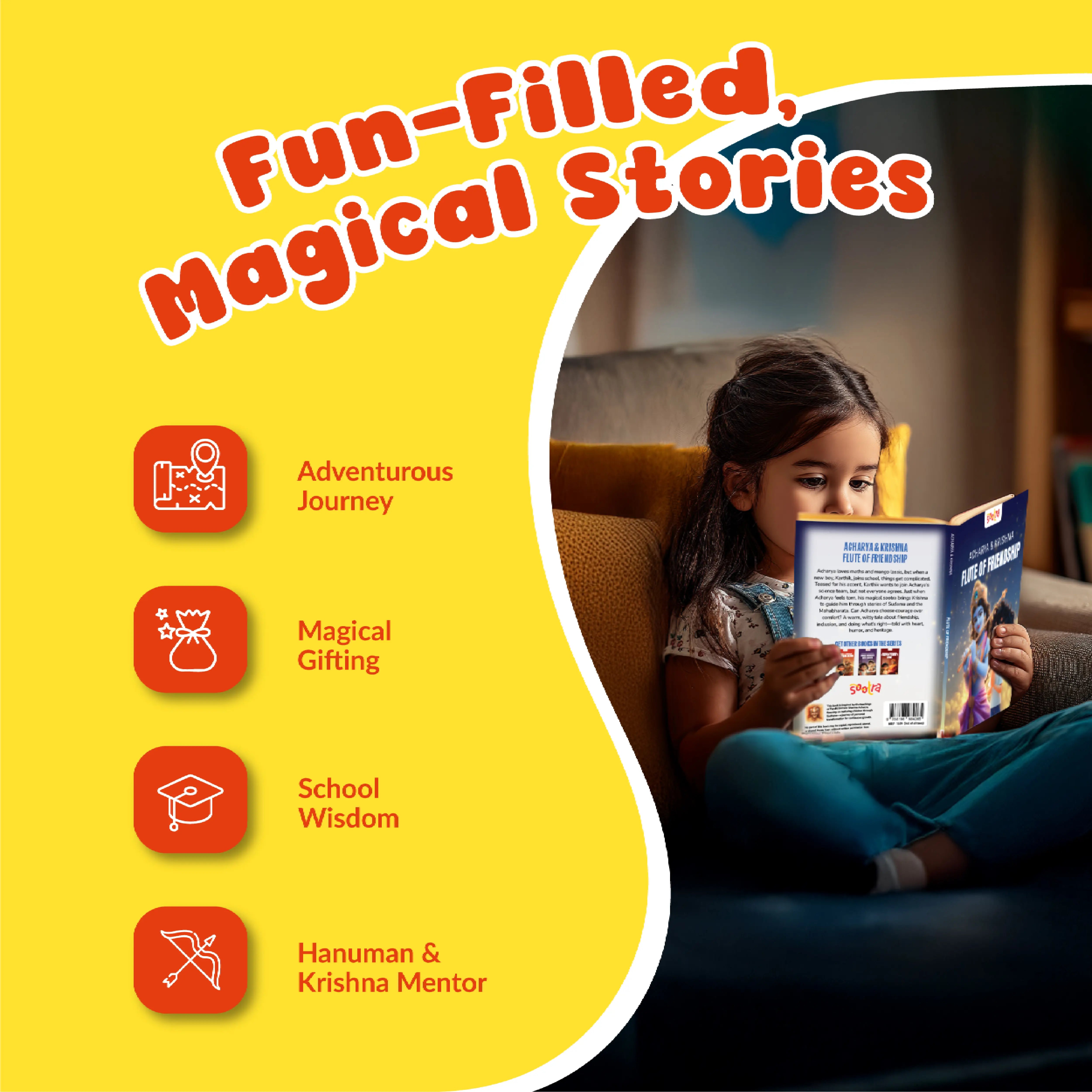 Acharya Hanuman & Krishna Combo (2 Books Set)