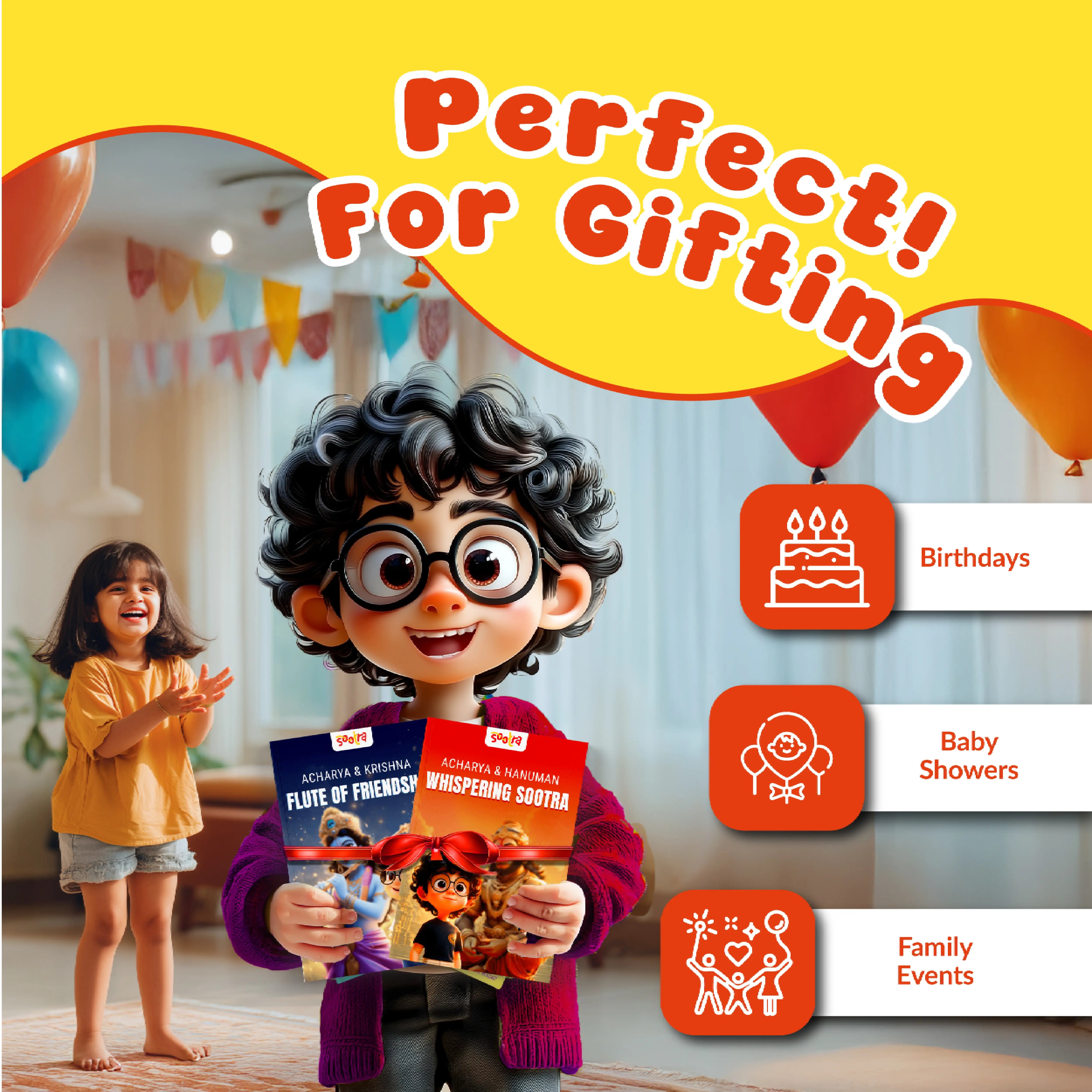 Acharya Hanuman & Krishna Combo (2 Books Set)