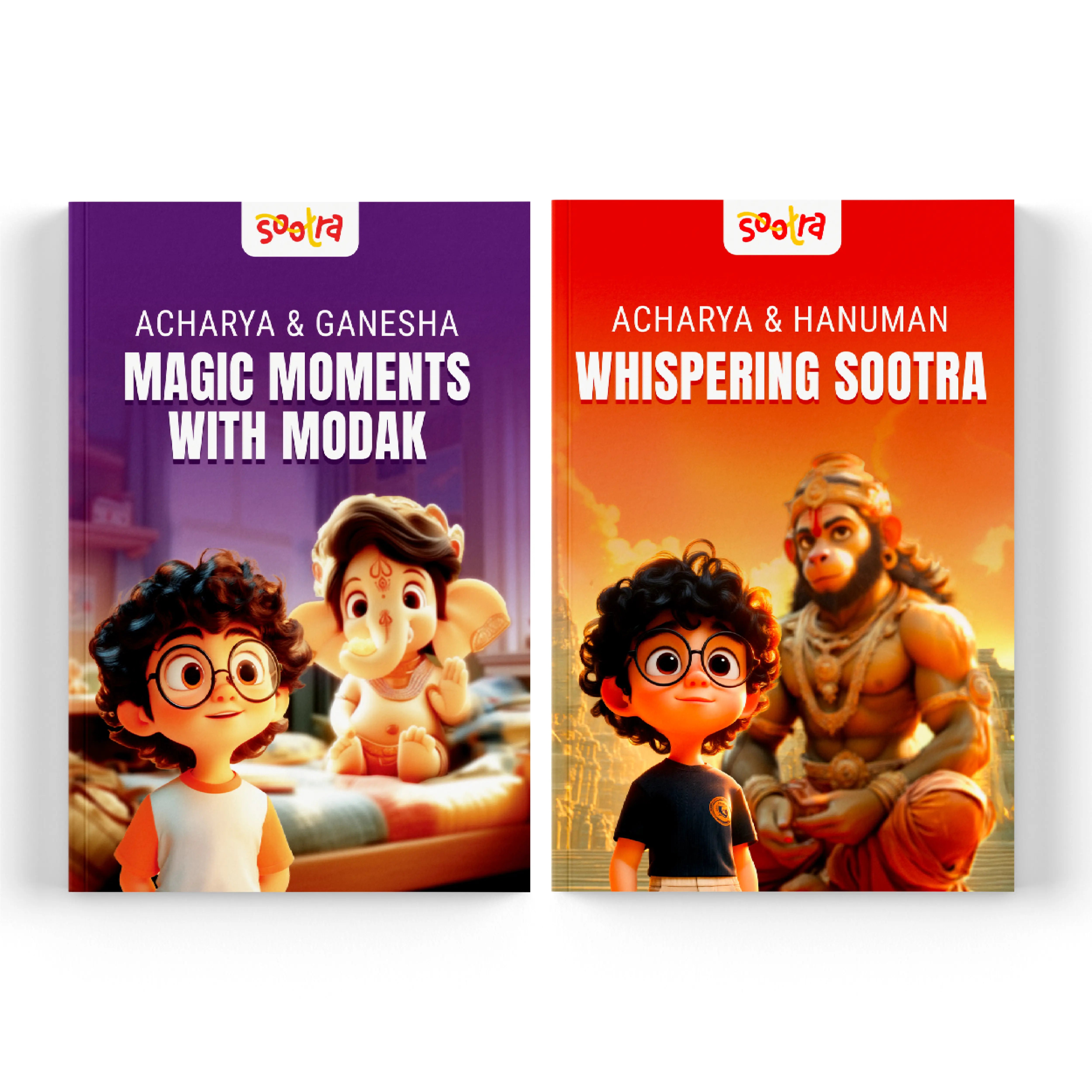 Acharya Hanuman & Ganesha Combo (2 Books Set)