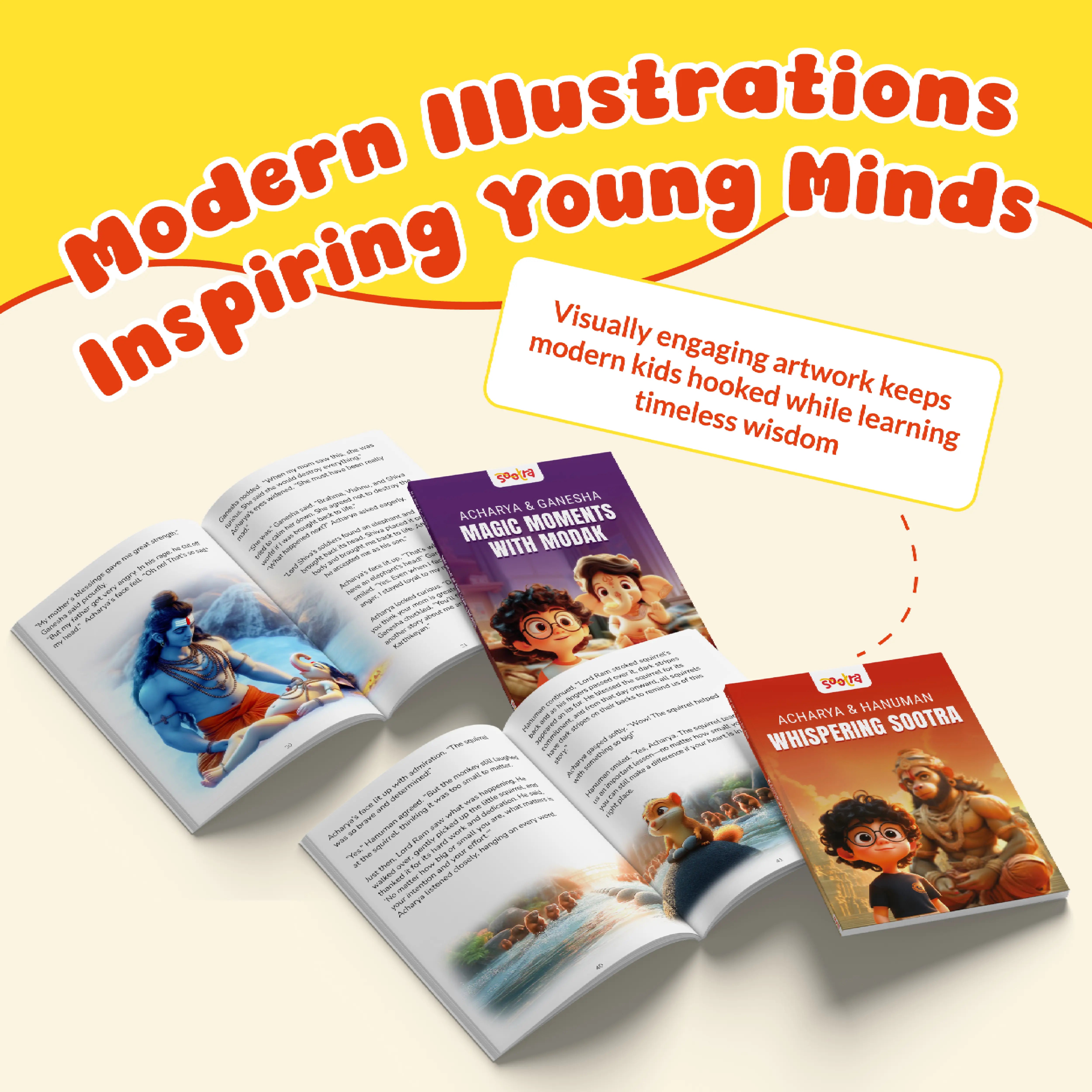 Acharya Hanuman & Ganesha Combo (2 Books Set)