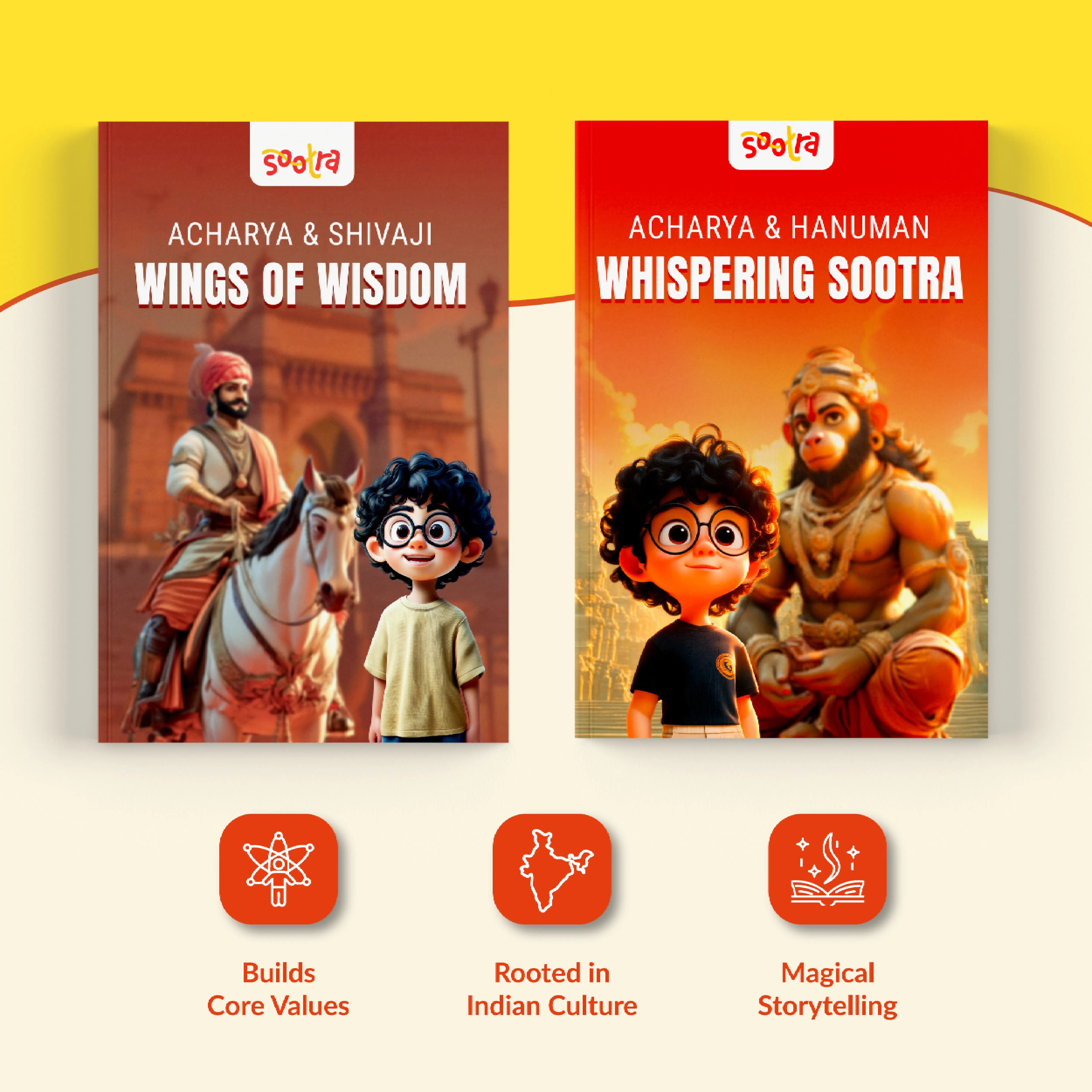 Acharya Hanuman & Shivaji Combo (2 Books Set)