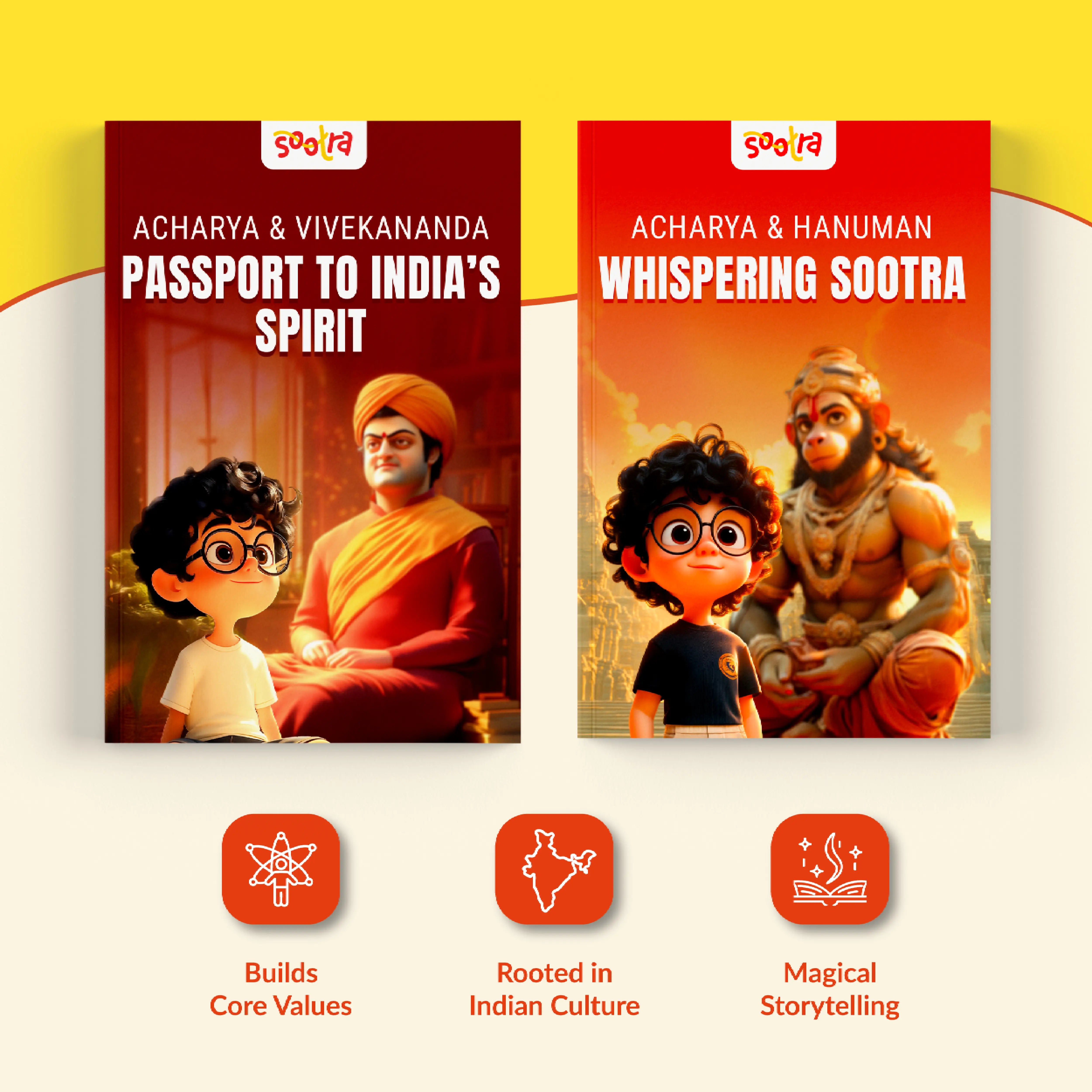 Acharya Hanuman & Vivekananda Combo (2 Books Set)