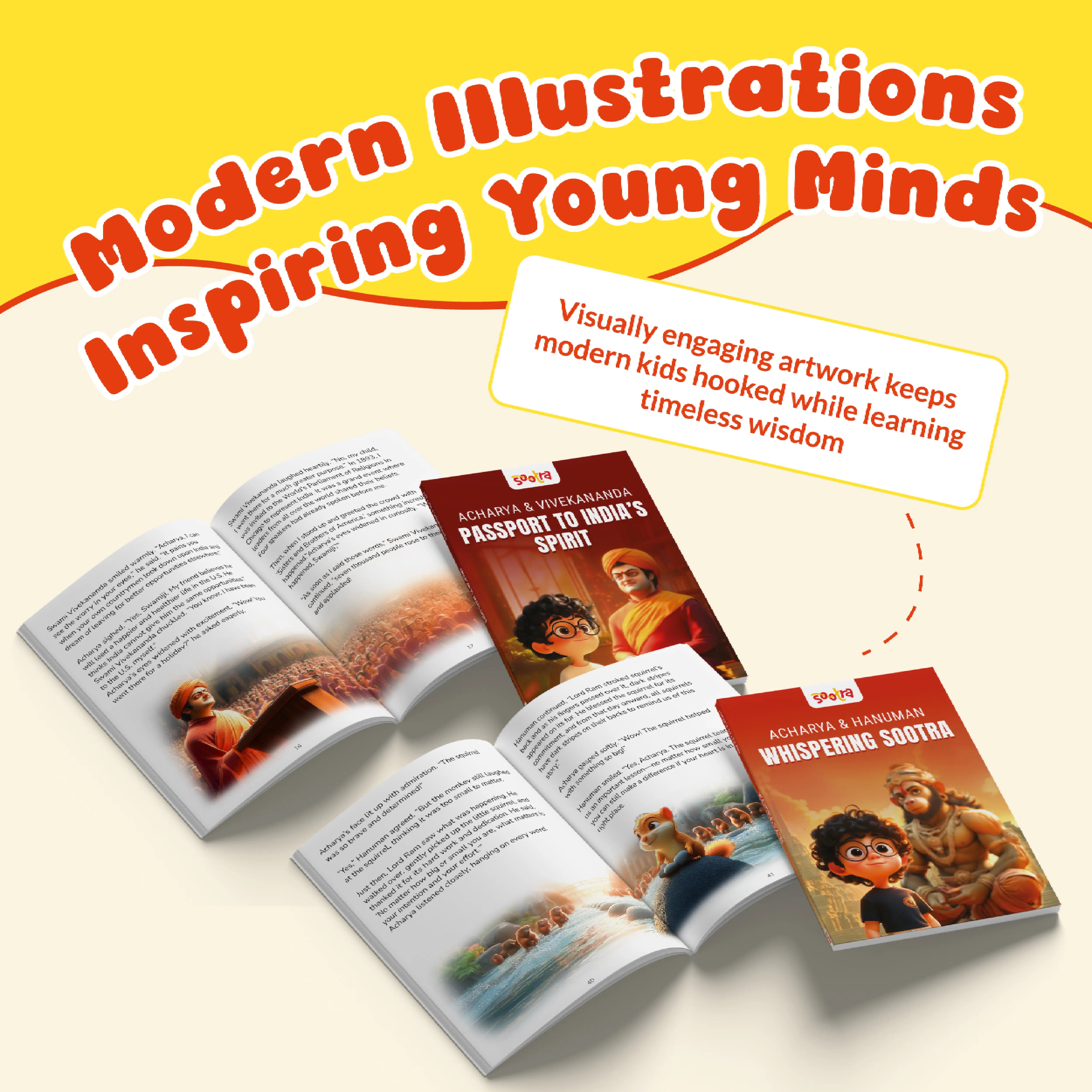 Acharya Hanuman & Vivekananda Combo (2 Books Set)