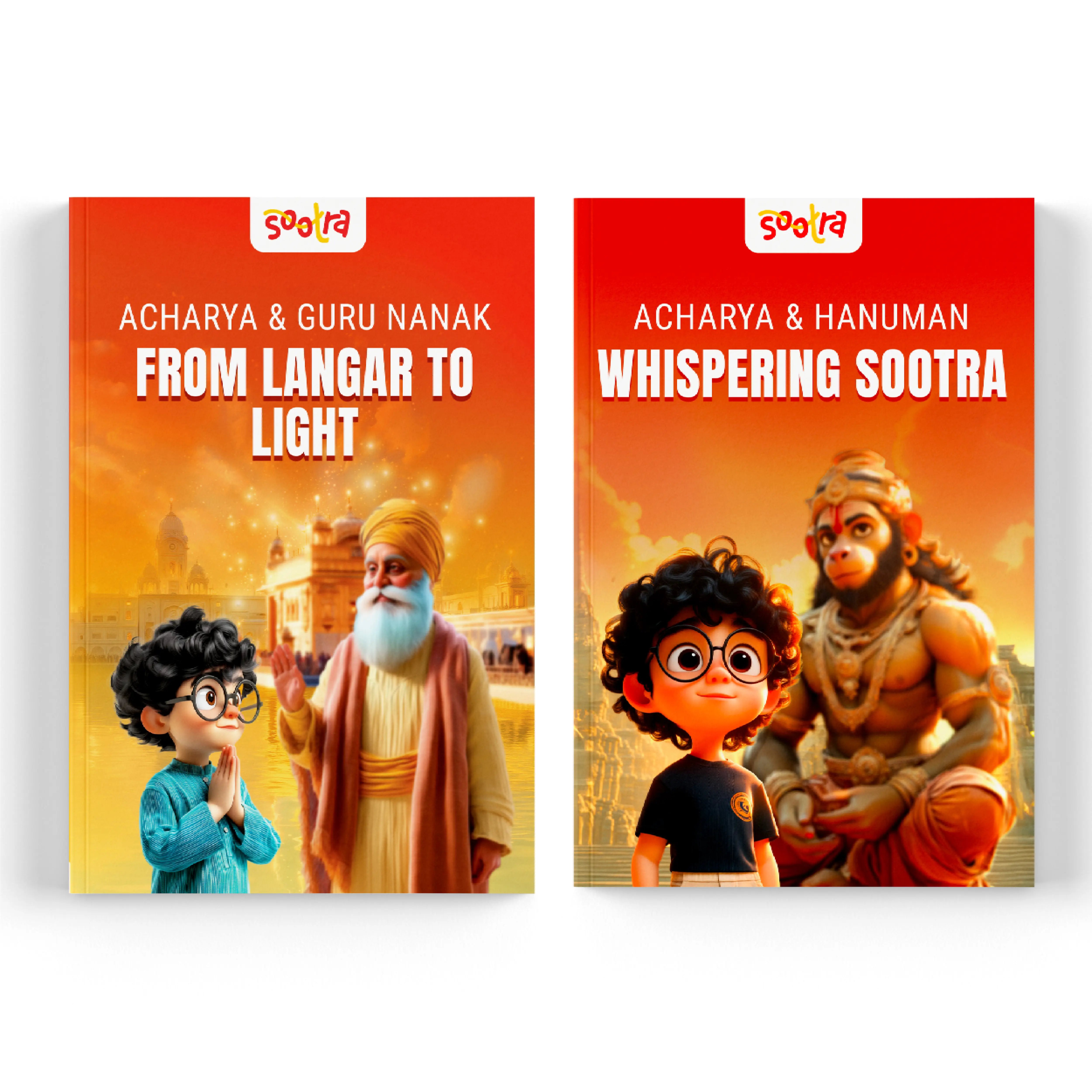 Acharya Hanuman & Guru Nanak Combo (2 Books Set)