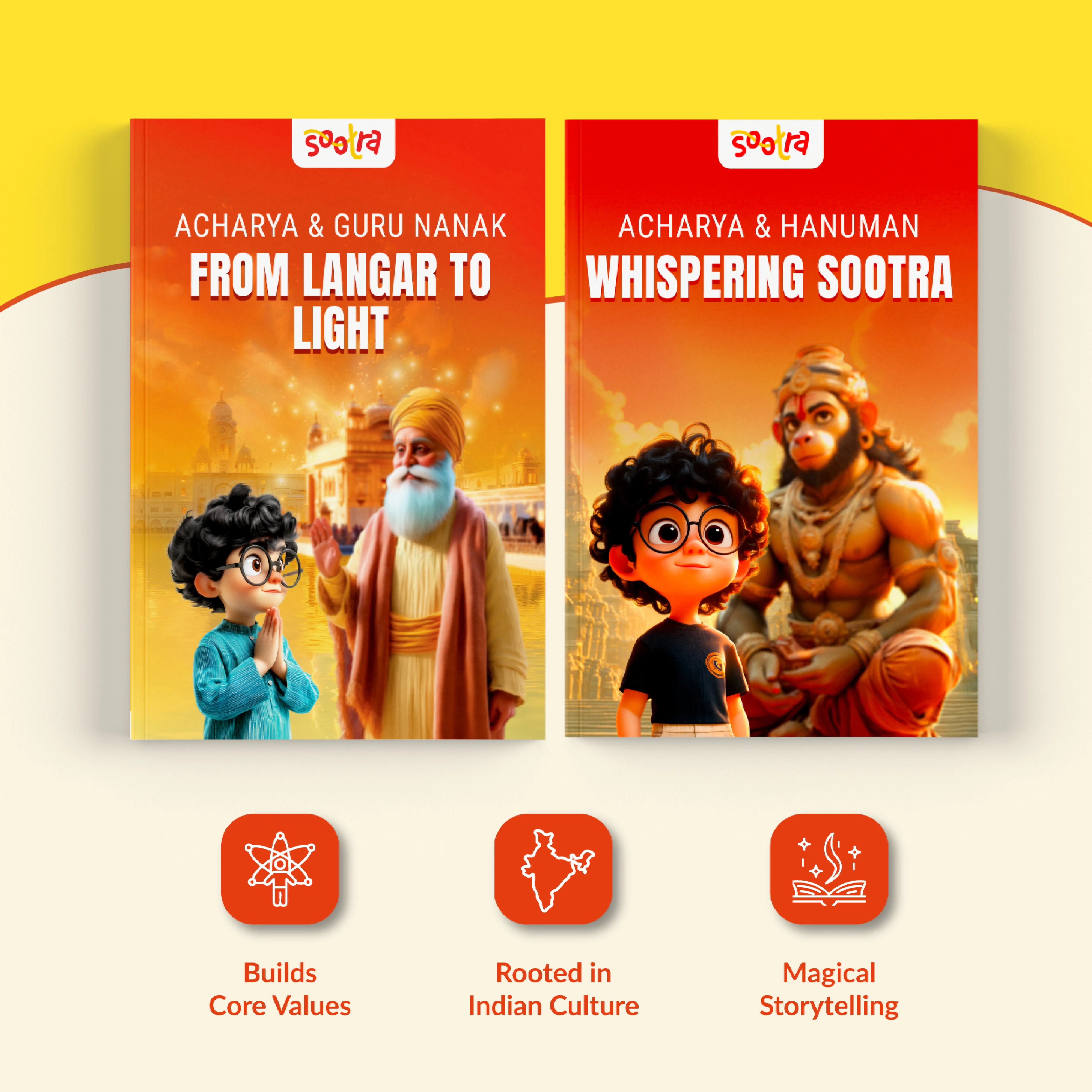 Acharya Hanuman & Guru Nanak Combo (2 Books Set)