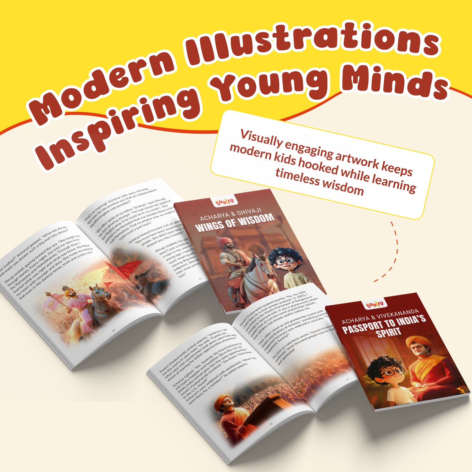 Acharya Shivaji and Vivekakand Combo (2 Books Set)