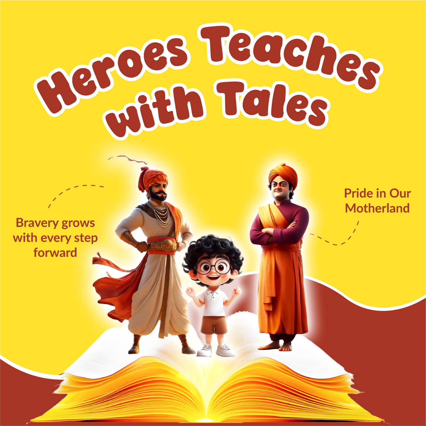 Acharya with Shivaji & Swami Vivekanand Combo